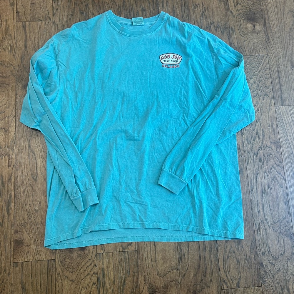 Ron Jon Teal Long Sleeve Tee 2XL
